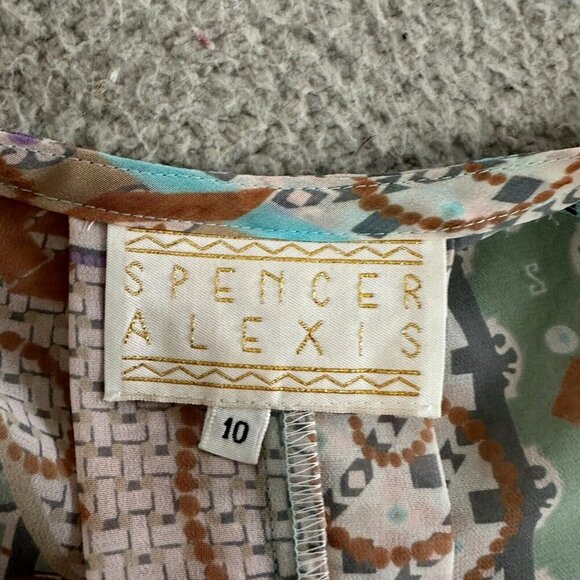 Vintage Spencer Alexis Open Front Kimono Topper Whimsical Fairy Pastels - Picture 6 of 16